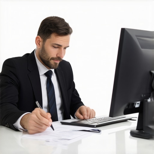 Abogado de inmigración asesorando a un cliente en su proceso migratorio