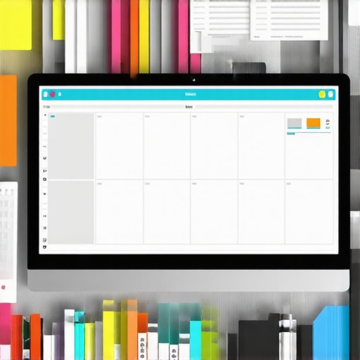 Herramientas digitales para la gestión migratoria efectiva Escritorio digital con archivos, calendario y aplicaciones de comunicación para gestión migratoria