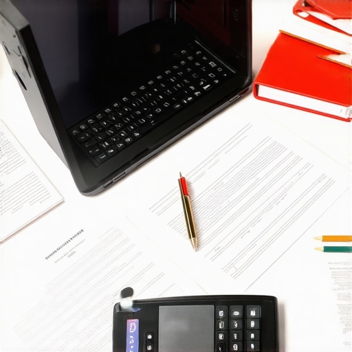 A lawyer using digital tools and documents to manage immigration cases