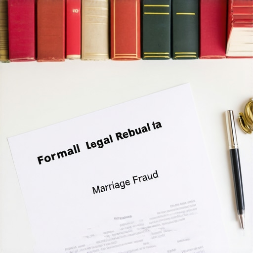 The Document Your Attorney Uses to Rebut a Marriage Fraud Accusation
